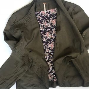 Free People Army Green Jacket M (10)